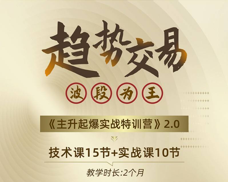 图片[1]-【一休】原价2899元的《主升浪起爆特训营2.0》网盘课程下载-爱雅微课