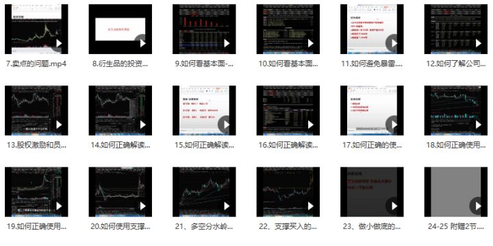 【德子】德子文化课程德子股票系统课程25节课-爱雅微课