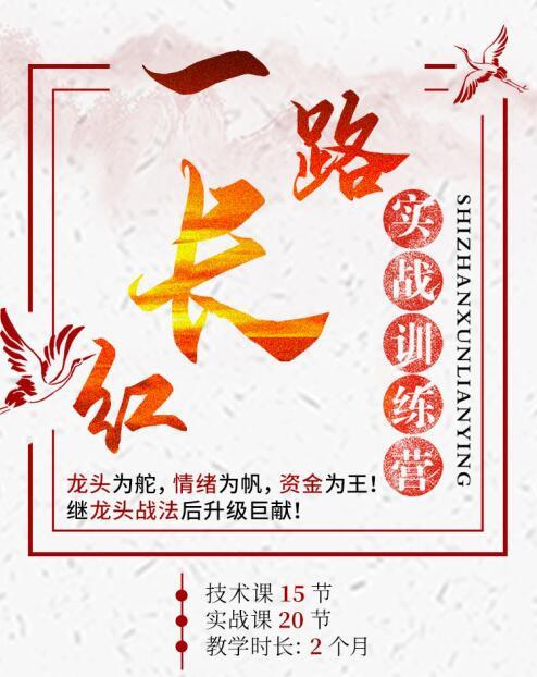 【龙头缔造者】《龙头缔造者 一路长红实战训练营》网盘课程下载-爱雅微课