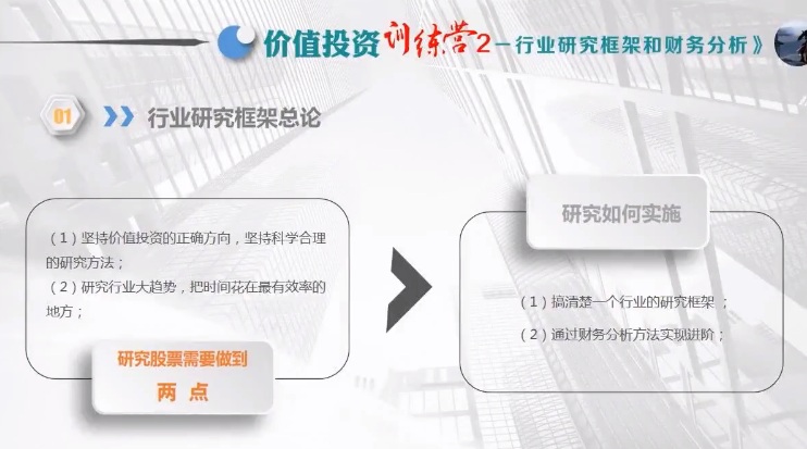 【一叶孤城】《价值投资训练营:行业研究框架和财务分析》网盘课程下载-爱雅微课