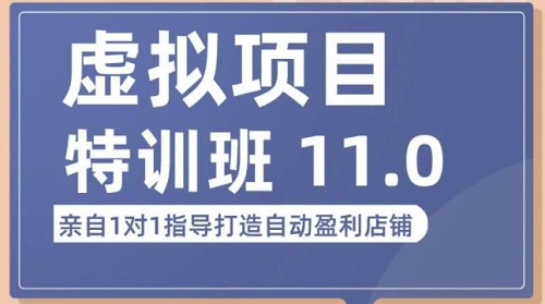【陆明明】原价1580元的虚拟项目特训班(10.0+11.0),0成本获取虚拟素材,0基础打造自动盈利店铺!