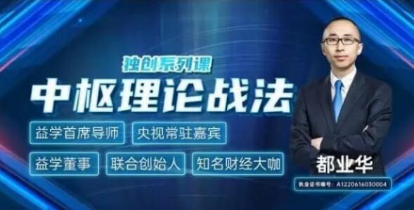 【都业华】《中枢理论战法理论课42集+实战课10集》网盘课程下载-爱雅微课