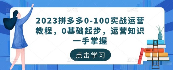 【谷金多多】拼多多0-100实战运营教程,0基础起步,运营知识一手掌握!-爱雅微课