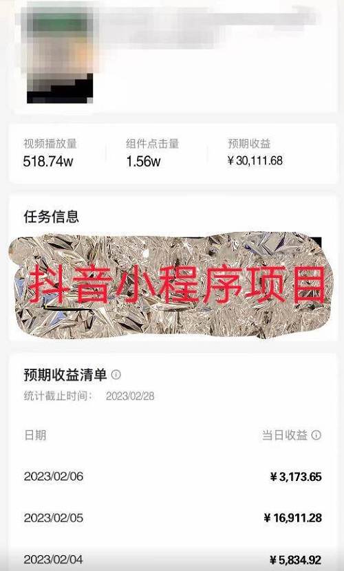 G馆长2023年收费990的抖音小程序变现新玩法,单号轻松日入200+-爱雅微课