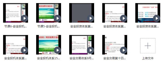 【沈良】《沈良期货安全交易体系 9集》网盘课程下载-爱雅微课
