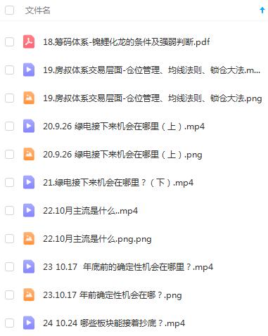 【房叔】《帝都九套房:房叔体系第一期主讲筹码》网盘课程下载-爱雅微课