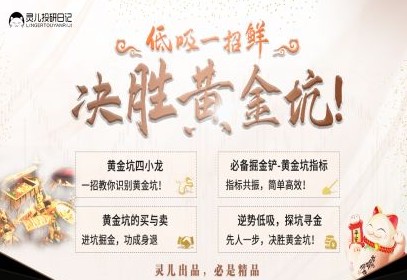 【灵儿投研】《灵儿独创:低吸一招鲜 决胜黄金坑》网盘课程下载-爱雅微课