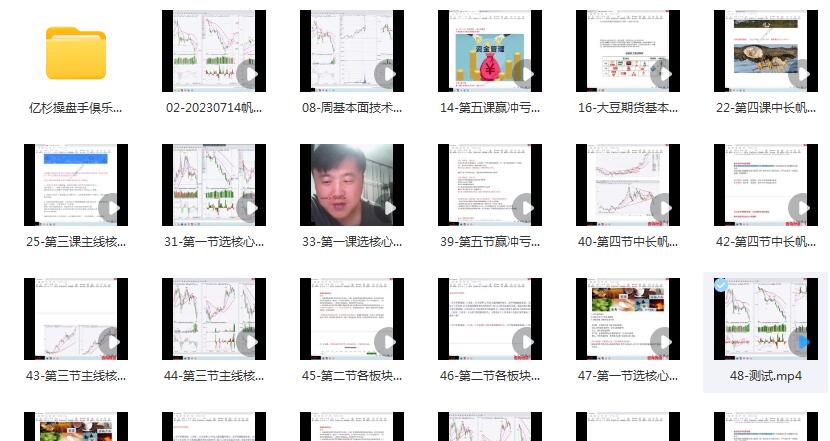 【亿杉】《2023年7月 亿杉操盘手俱乐部【帆贝计划】》网盘课程下载-爱雅微课
