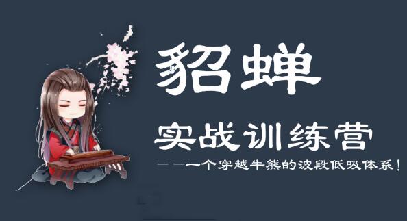【貂蝉论股】《貂蝉波段训练营 第5期》网盘课程下载-爱雅微课