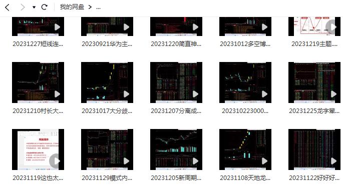 【游资传习录】《游资传习录2023年9月-12月技术视频直播课》网盘课程下载