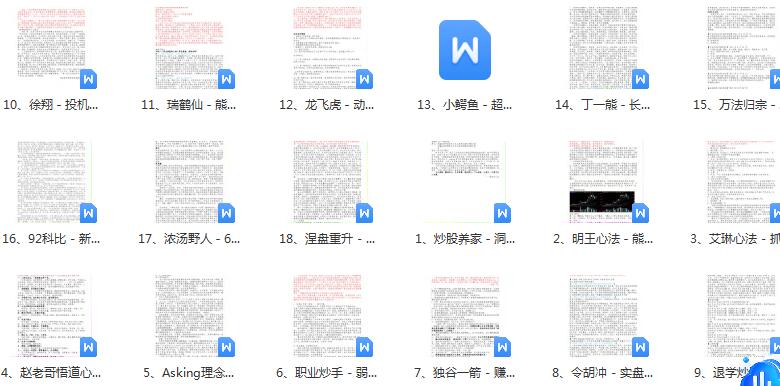【淘股吧】《18位著名游资悟道心得》网盘课程下载