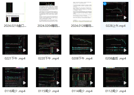 【闻少】《淘股吧大V闻少 股市悟道直播课 收集2024年1-2月视频》网盘课程下载