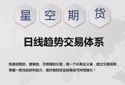 【星空老师】《星空期货 日线趋势交易体系课程》网盘课程下载