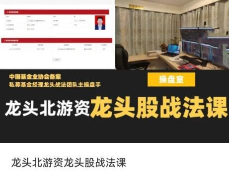 【龙头北】《龙头北游资龙头股战法课》网盘课程下载