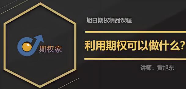 【黄旭东】《期权家黄旭东期权视频教程(3节)》网盘课程下载