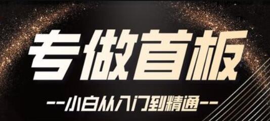 【首哥】《首板套利课程40课全,手把手教你如何打首板》网盘课程下载