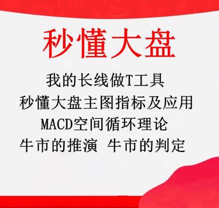 【秒懂大盘】《牛市推演长线做T工具波浪理论MACD空间循环理论》网盘课程下载