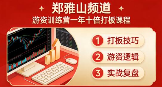 【郑雅山频道】《游资训练营一年十倍打板课程 29文档》网盘课程下载