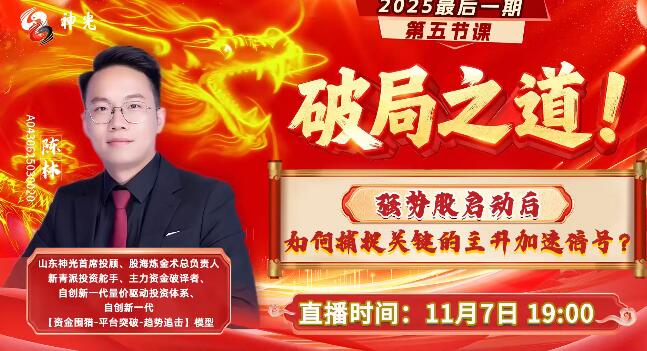 【陈林】《神光陈林股海炼金术公开课》网盘课程下载