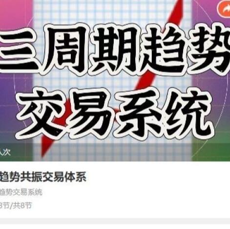 【精品课程】《独家趋势共振交易体系,三周期趋势交易系统》网盘课程下载