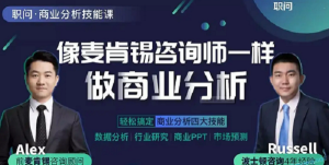 【职问】《像麦肯锡咨询师一样做商业分析》升级版网盘课程下载-爱雅微课