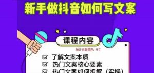 【5哥】新手做抖音如何写文案,手把手实操如何拆解热门文案!-爱雅微课