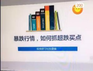 【控盘猫】《投资研习社控盘猫-如何正确抄底》网盘课程下载-爱雅微课