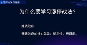 【袁博】《牛散特训营专栏 从零开始学涨停》网盘课程下载-爱雅微课
