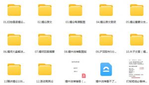【缠中说禅】《缠论缠中说禅博客教你炒股票108篇原文详解》网盘课程下载-爱雅微课