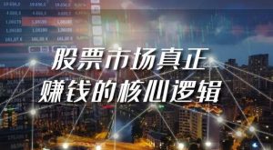 【摸鱼录】《某公众号付费文章 股票市场真正赚钱的核心逻辑》网盘课程下载-爱雅微课