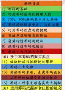 【和叔】《筹码打败操盘手-至尊版PDF》网盘课程下载-爱雅微课