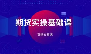 【瓦特交易课】《林洸兴 期货实操基础课》网盘课程下载-爱雅微课