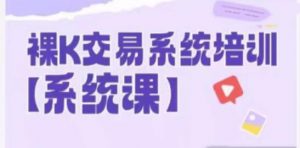 【裸k哥】《裸K交易系统培训 58节系统课》网盘课程下载-爱雅微课