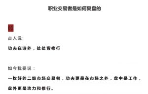 【职业交易者】《职业交易者是如何复盘的 1文档》网盘课程下载-爱雅微课