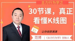 【范博】《范博论股 主力行为看K线30讲》网盘课程下载-爱雅微课