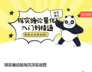 【琛实】《琛实缠论股海沉浮实战营》网盘课程下载-爱雅微课