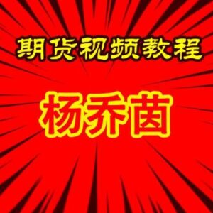 【杨乔茵】《杨乔茵落地课合集期货训练营》网盘课程下载-爱雅微课