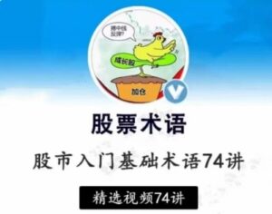 【张一山】《炒股基础入门股市基础术语精讲74集》网盘课程下载-爱雅微课