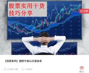 【精品课程】《趋势牛核心交易体系》网盘课程下载-爱雅微课