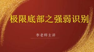 【李国超】《极限底部之强弱识别+冰点擒龙 视频课程》网盘课程下载-爱雅微课