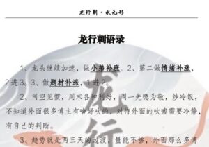 【龙行刺】《龙行刺水无形情绪周期 龙行刺语录汇总258页干货文档》网盘课程下载-爱雅微课