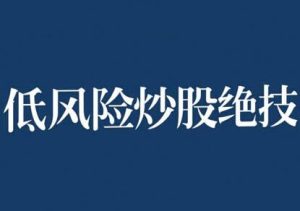 【张月】《张月老师低风险股票实操营,低风险,高回报》网盘课程下载-爱雅微课