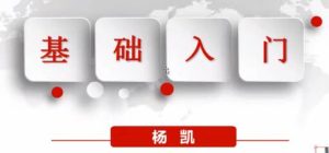 【杨凯】《杨凯老师证券交易课程基础班12课》网盘课程下载-爱雅微课