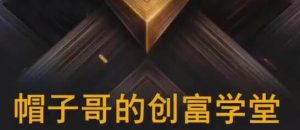 【帽子哥】《帽子哥的创富学堂股票资产配置基金详解视频》网盘课程下载-爱雅微课